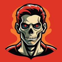 man skull design vector
