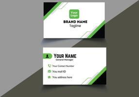 Simple Business Card Layout Creative modern name card and business card. vector