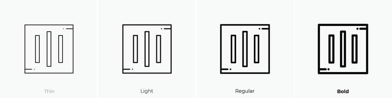 dry icon. Thin, Light, Regular And Bold style design isolated on white background vector
