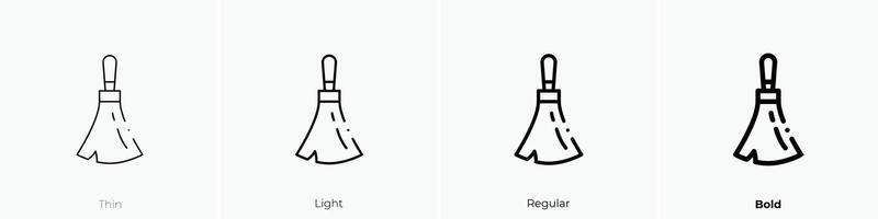 dust icon. Thin, Light, Regular And Bold style design isolated on white background vector