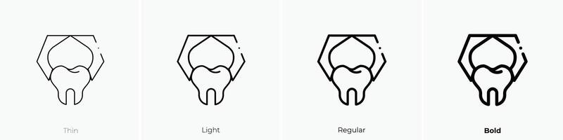 extraction icon. Thin, Light, Regular And Bold style design isolated on white background vector