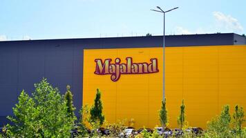 Goraszka, Poland. 15 July 2024. Majaland Warsaw is a new amusement park located in a huge hall. photo