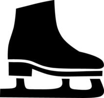 ice skates isolated white background ice skating vector