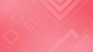Red color complex and elegant multiple square design loop able geometrical background video
