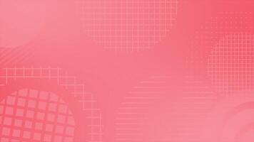 red color multiple circular shapes complex design abstract geometrical loop able background video