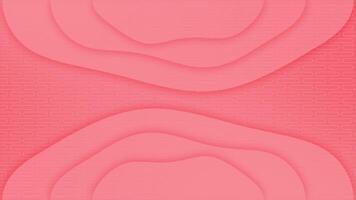 Red color simple and elegant wavy pattern minimal background video