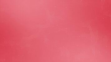 Red color circular dots design simple and elegant half tone pattern loop able background video