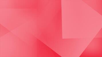 Red color multiple square shapes complex design abstract geometrical loop able background video