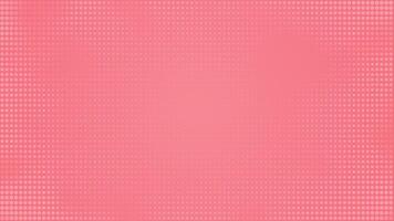 Red color circular dots design simple and elegant half tone pattern loop able background video