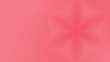Red color repeating triangular shapes abstract pattern futuristic geometrical background video