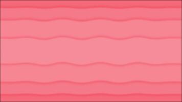 Red color simple and elegant blurry wavy pattern background video