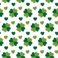 Quatrefoil with decorative hearts Seamless pattern. Isolated on white. Background or greeting idea. illustration Wrapping, wallpaper or web, cards, posters, invitation, price tag design concept vector