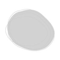 Random oval spot with curve strokes in grayscale. Abstract organic Irregular flat shape. Copyspace Isolated on white. . Lettering, cards, poster, banner, social media or web, promo idea template vector