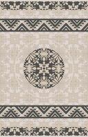 Printed carpet Vintage folk patterns, old patterns vector