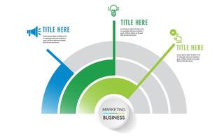 Infographic template for business 3 Steps processes vector
