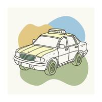 Flat design transport vehicles illustration vector