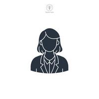 Avatar Icon theme symbol illustration isolated on white background vector