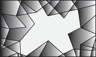 Abstract geometric gradient gray color background vector