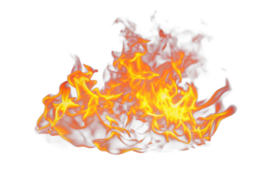 High Quality Fire Flame on Transparent Background for Visual Effect png
