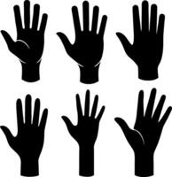 different style Left-Hand vector