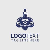 Gladiator Logo Illustrations vector