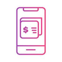 Payment gradient icon. buy, wallet, and business symbol. perfect for interfaces, websites, UI and mobile apps. vector