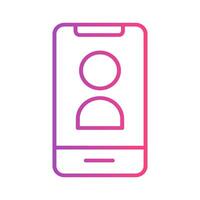 Faq gradient icon. service, support, and business symbol. perfect for interfaces, websites, UI and mobile apps. vector