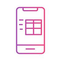 Delivery box gradient icon. shipping, transport and business symbols. perfect for interfaces, websites, UI and mobile apps. vector