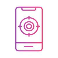 Tracking gradient icon. finance, transport, and business symbol. perfect for interfaces, websites, UI and mobile apps. vector