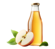 Fresh apple juice bottle apple cider vinegar apple juice healthy apple juice transparent background png