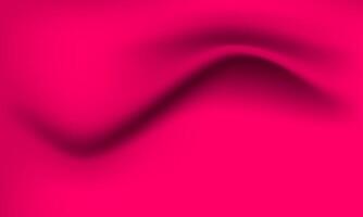 Abstract luxury fabric curved style bright pink gradient texture. Modern realistic motion atmosphere illustration vector