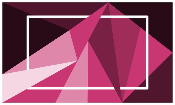 Maroon polygonal background with empty space for wallpaper, banner, advertisement, business presentation