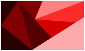 Red polygonal background with empty space for wallpaper, banner, advertisement, business presentation vector
