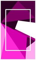 Vertical purple polygonal background with empty space for banner, poster, wallpaper, advertisement, business presentation or poster and banner vector