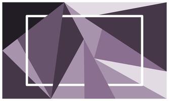 Grey polygonal background with empty space for wallpaper, banner, advertisement, business presentation vector