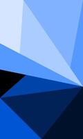 Vertical blue polygonal background with empty space for banner, poster, wallpaper, advertisement, business presentation or poster and banner vector