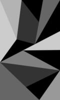 Vertical black and grey polygonal background with empty space for banner, poster, wallpaper, advertisement, business presentation or poster and banner vector