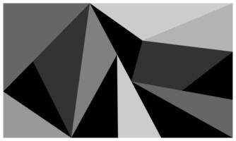 Black polygonal background with empty space for wallpaper, banner, advertisement, business presentation vector