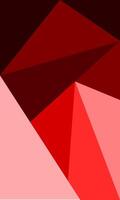 Vertical red polygonal background with empty space for banner, poster, wallpaper, advertisement, business presentation or poster and banner vector