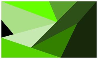 Green polygonal background with empty space for wallpaper, banner, advertisement, business presentation vector