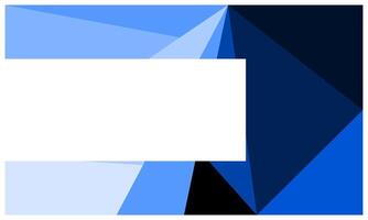 Blue polygonal background with empty space for wallpaper, banner, advertisement, business presentation vector