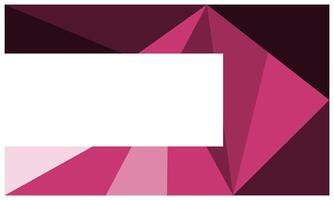 Maroon polygonal background with empty space for wallpaper, banner, advertisement, business presentation vector