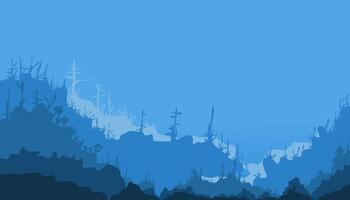 Image of a view of the ocean floor or under the sea in blue. Suitable for wallpaper, magazines, backgrounds, banners, posters and advertisements vector