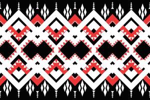 Traditional ethnic fabric seamless pattern vector
