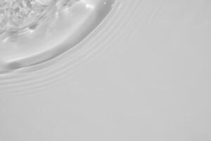 Abstract white transparent water shadow surface texture natural ripple background photo