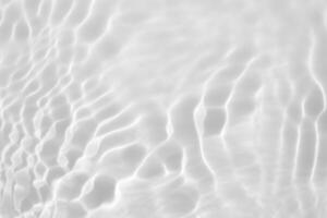 Abstract white transparent water shadow surface texture natural ripple background photo
