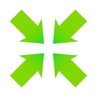 Green arrows, usage, clean environment, pollution, save the planet, ecology, nature, zero waste, reduce, reuse, recycle, eco, biodegradable materials, natural, organic, microplastics. vector