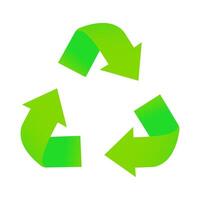 Green triangle arrows, usage, clean environment, pollution, save the planet, ecology, nature, zero waste, reduce, reuse, recycle, eco, biodegradable materials, natural, organic, microplastics. vector
