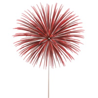 Red Fireworks Display AI-Generative png