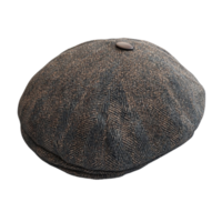 Brown Flat Cap AI-Generative png